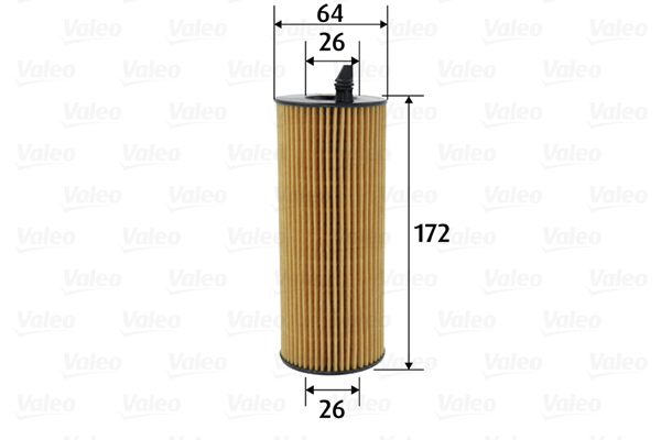 VALEO Olajszűrő betét 586604_VALEO